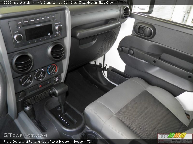 Stone White / Dark Slate Gray/Medium Slate Gray 2009 Jeep Wrangler X 4x4