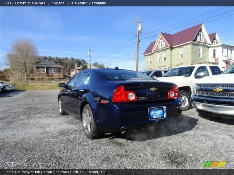 Imperial Blue Metallic / Titanium 2012 Chevrolet Malibu LT
