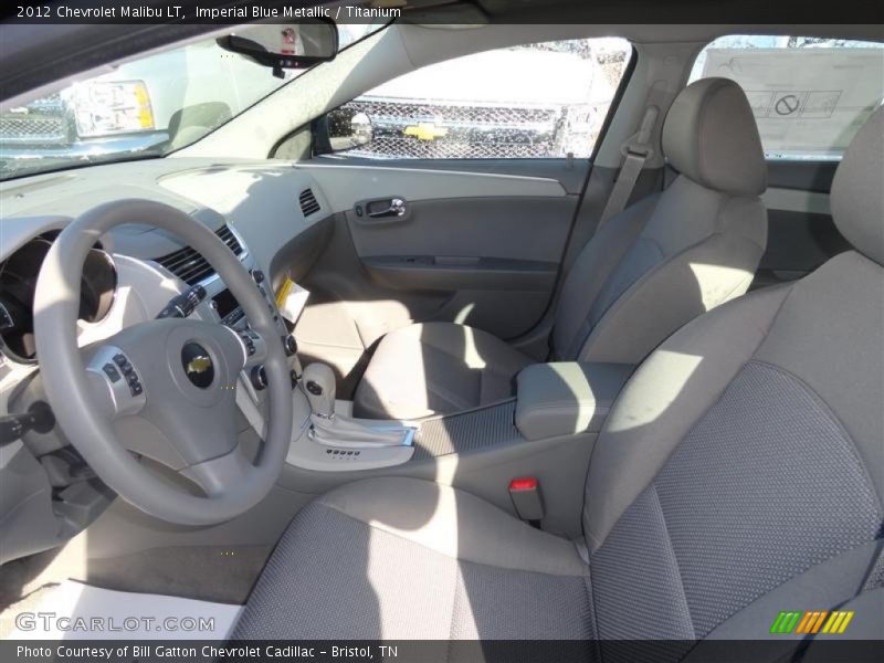 Imperial Blue Metallic / Titanium 2012 Chevrolet Malibu LT