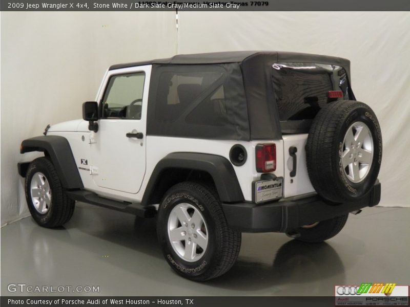 Stone White / Dark Slate Gray/Medium Slate Gray 2009 Jeep Wrangler X 4x4
