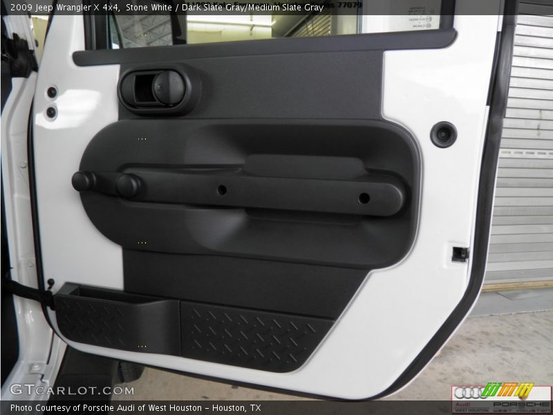 Stone White / Dark Slate Gray/Medium Slate Gray 2009 Jeep Wrangler X 4x4