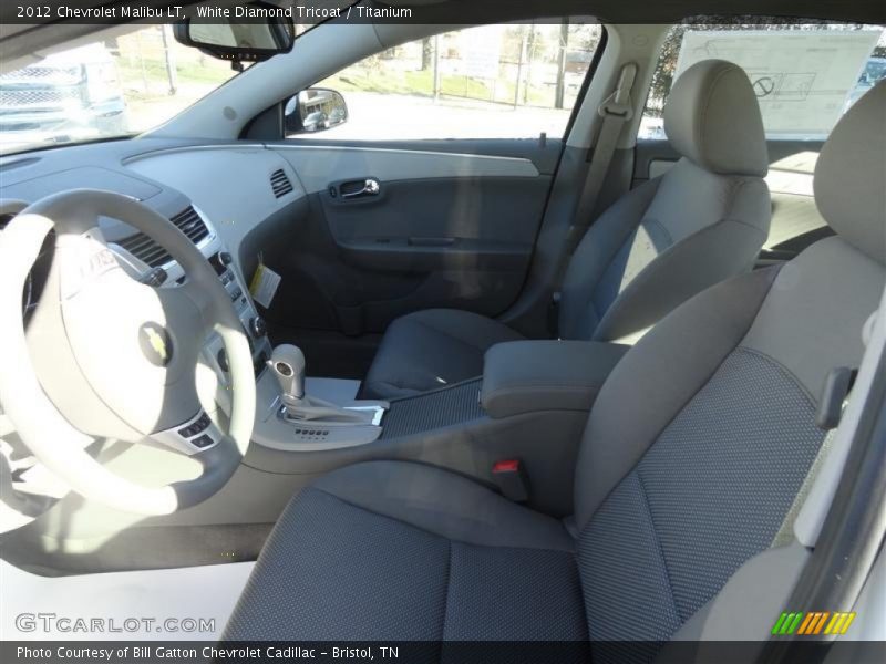 White Diamond Tricoat / Titanium 2012 Chevrolet Malibu LT