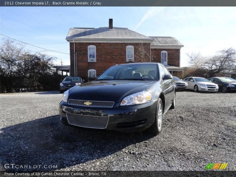 Black Granite Metallic / Gray 2012 Chevrolet Impala LT