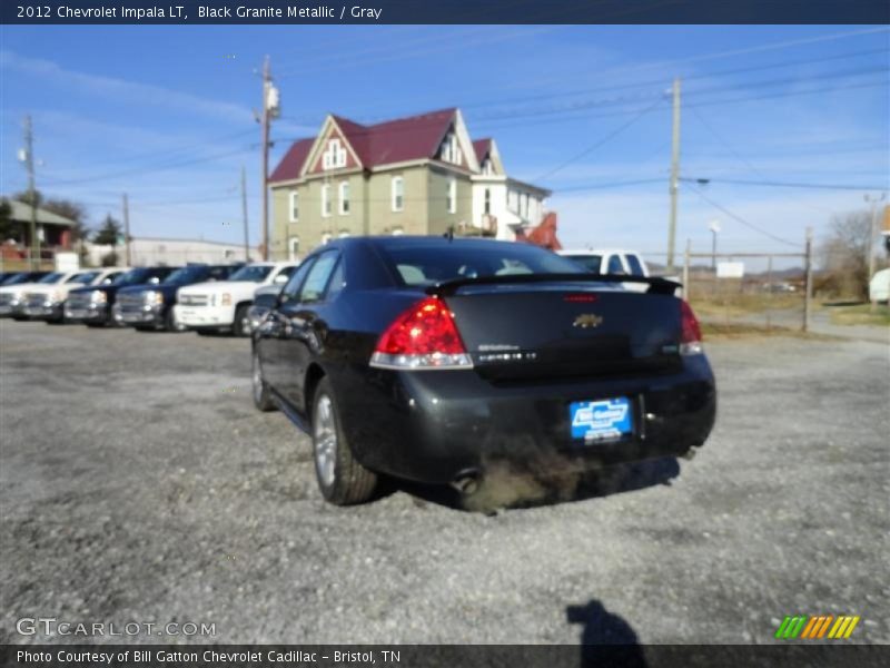 Black Granite Metallic / Gray 2012 Chevrolet Impala LT