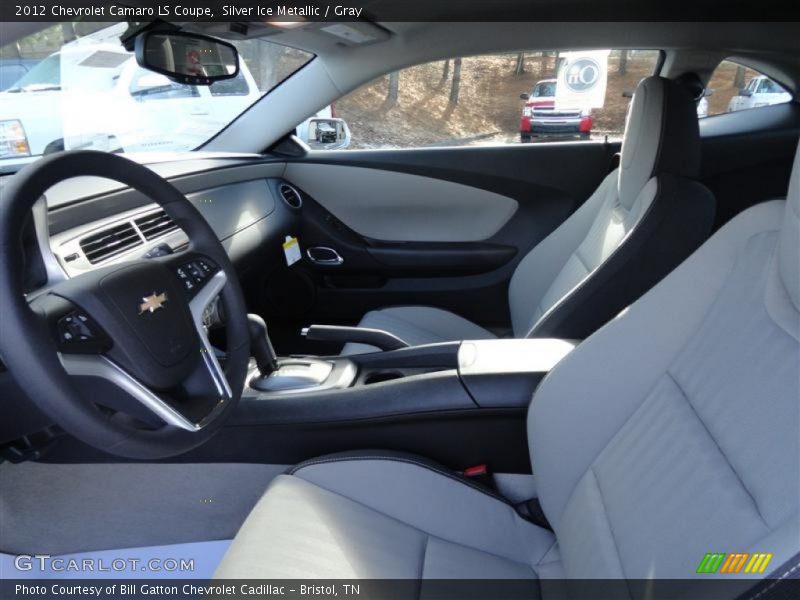 Silver Ice Metallic / Gray 2012 Chevrolet Camaro LS Coupe