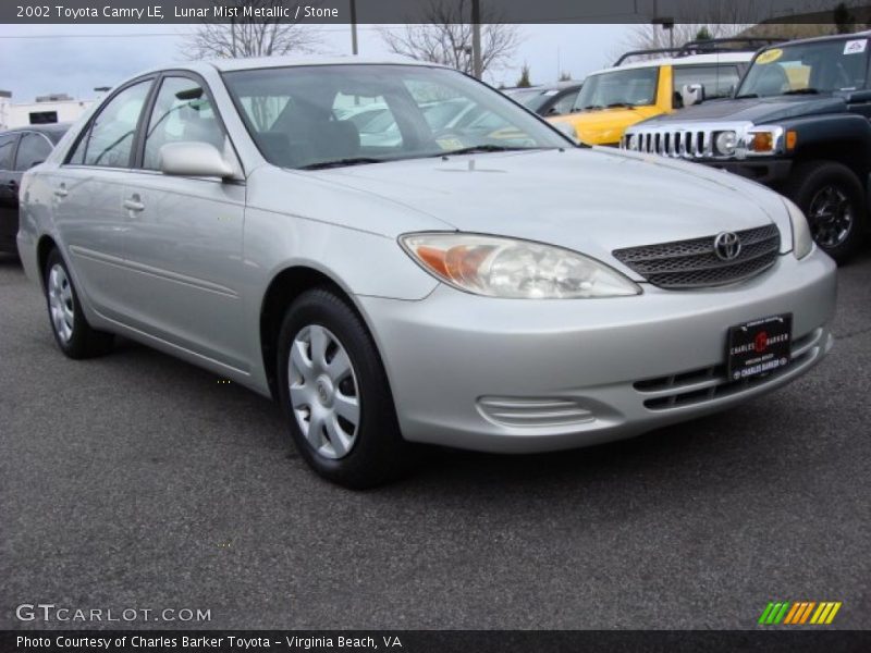 Lunar Mist Metallic / Stone 2002 Toyota Camry LE