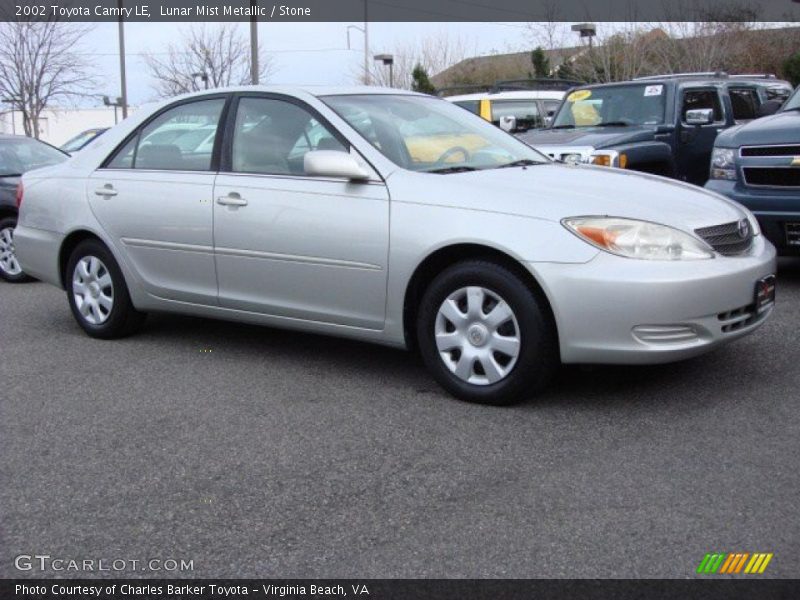 Lunar Mist Metallic / Stone 2002 Toyota Camry LE