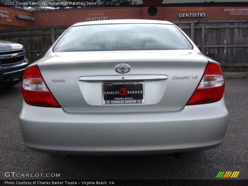Lunar Mist Metallic / Stone 2002 Toyota Camry LE