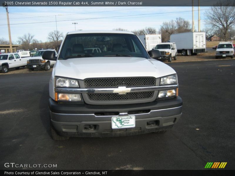 Summit White / Dark Charcoal 2005 Chevrolet Silverado 1500 Regular Cab 4x4