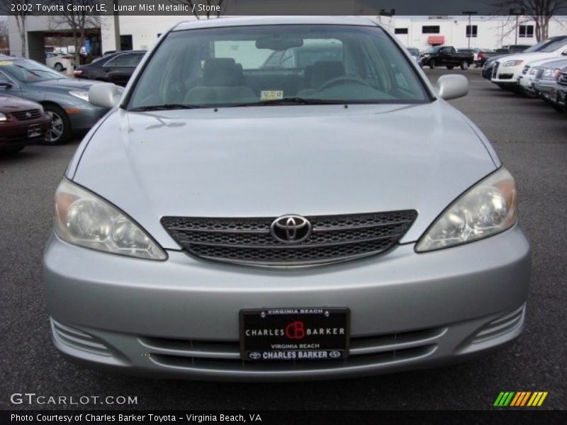 Lunar Mist Metallic / Stone 2002 Toyota Camry LE