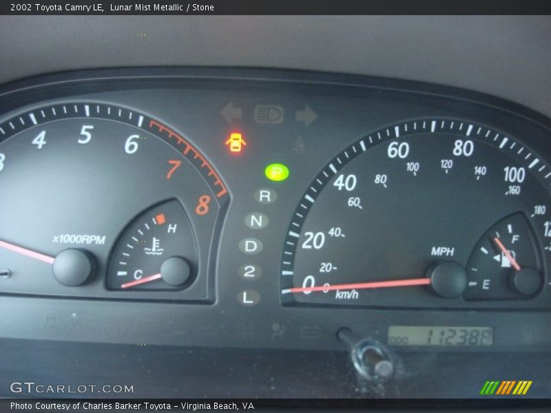 Lunar Mist Metallic / Stone 2002 Toyota Camry LE