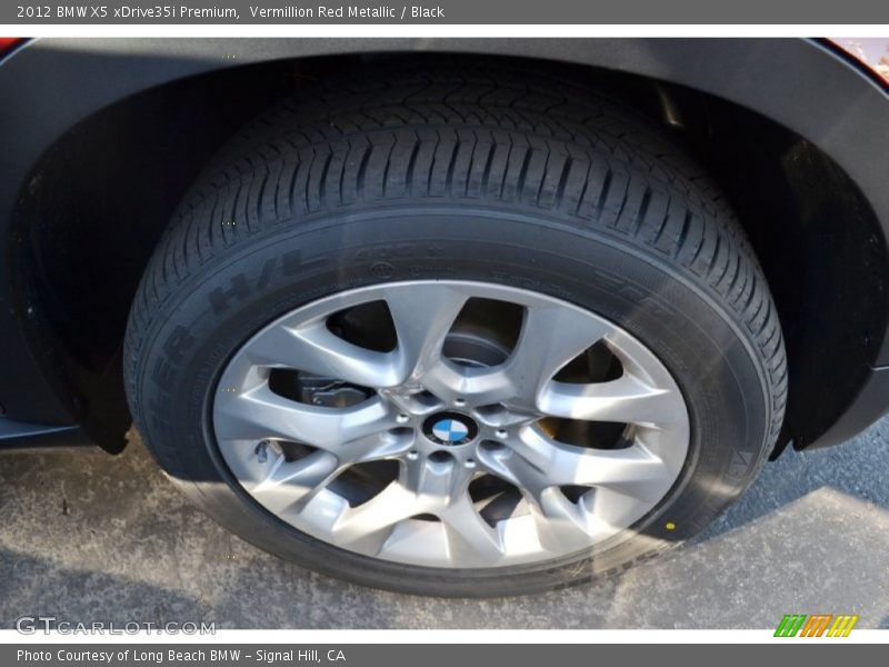 Vermillion Red Metallic / Black 2012 BMW X5 xDrive35i Premium