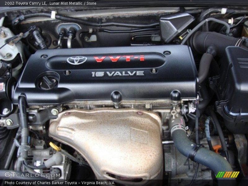 Lunar Mist Metallic / Stone 2002 Toyota Camry LE