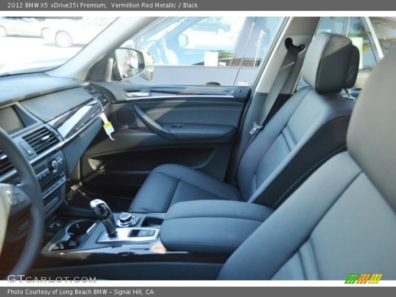Vermillion Red Metallic / Black 2012 BMW X5 xDrive35i Premium