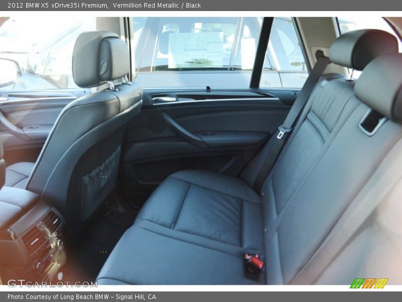 Vermillion Red Metallic / Black 2012 BMW X5 xDrive35i Premium