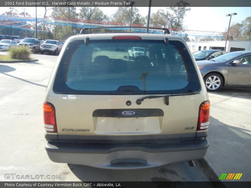 Harvest Gold Metallic / Medium Prairie Tan 2001 Ford Explorer XLS