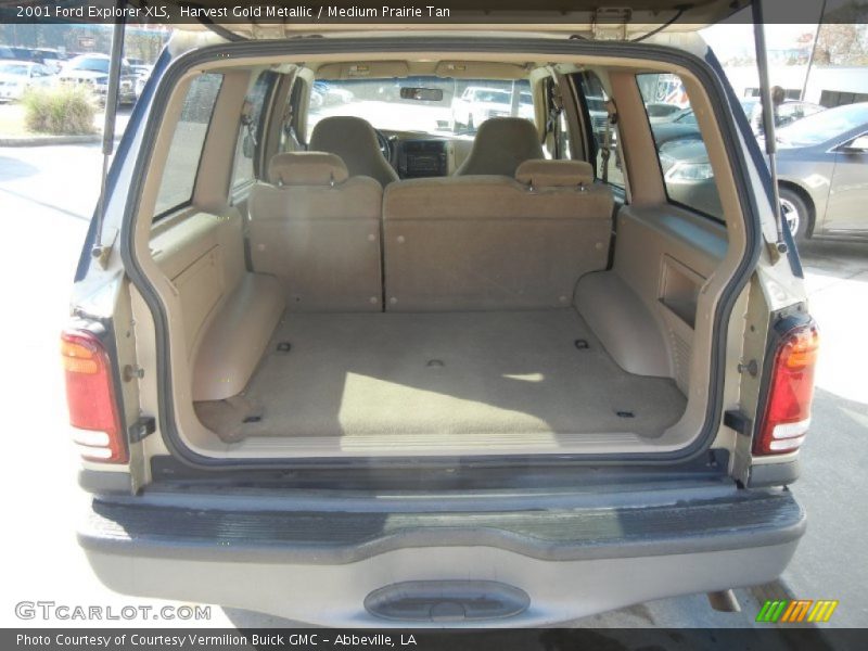 Harvest Gold Metallic / Medium Prairie Tan 2001 Ford Explorer XLS