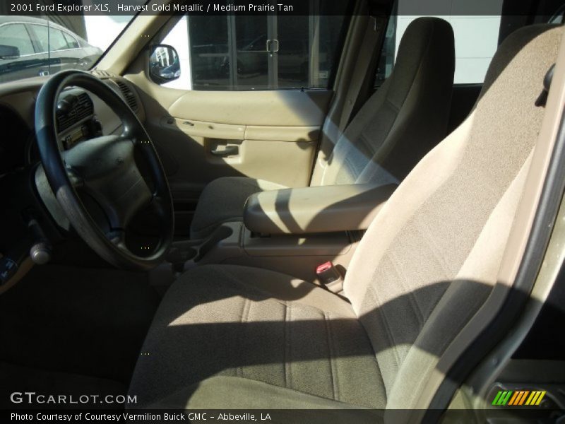 Harvest Gold Metallic / Medium Prairie Tan 2001 Ford Explorer XLS