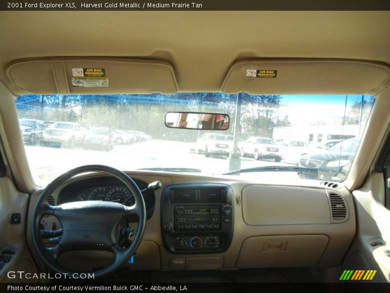 Harvest Gold Metallic / Medium Prairie Tan 2001 Ford Explorer XLS