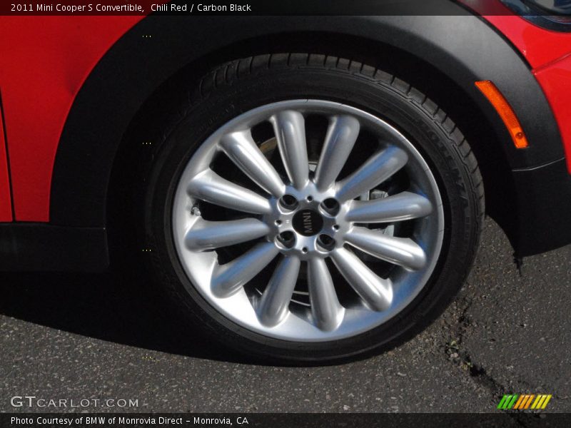 Chili Red / Carbon Black 2011 Mini Cooper S Convertible