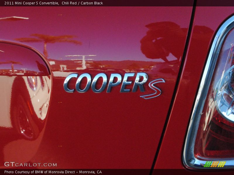 Chili Red / Carbon Black 2011 Mini Cooper S Convertible
