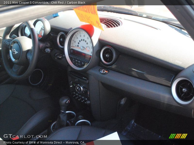 Chili Red / Carbon Black 2011 Mini Cooper S Convertible