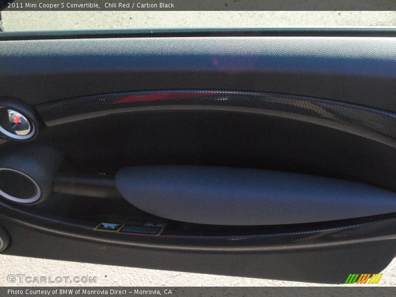 Chili Red / Carbon Black 2011 Mini Cooper S Convertible