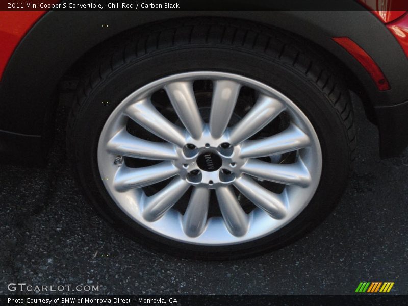 Chili Red / Carbon Black 2011 Mini Cooper S Convertible