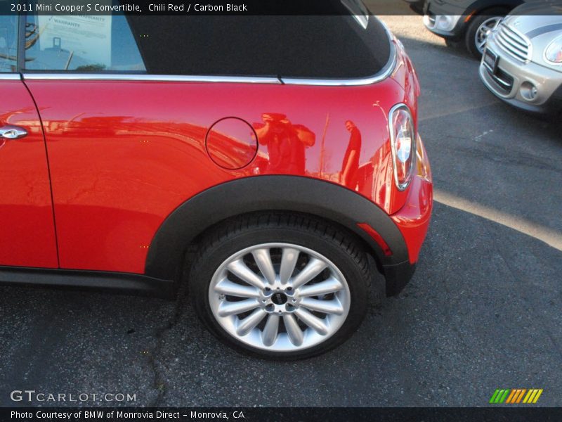 Chili Red / Carbon Black 2011 Mini Cooper S Convertible
