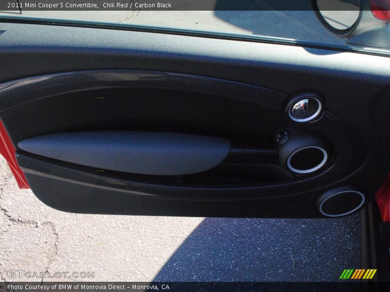 Chili Red / Carbon Black 2011 Mini Cooper S Convertible