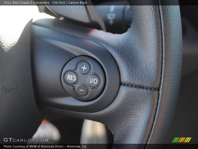 Chili Red / Carbon Black 2011 Mini Cooper S Convertible