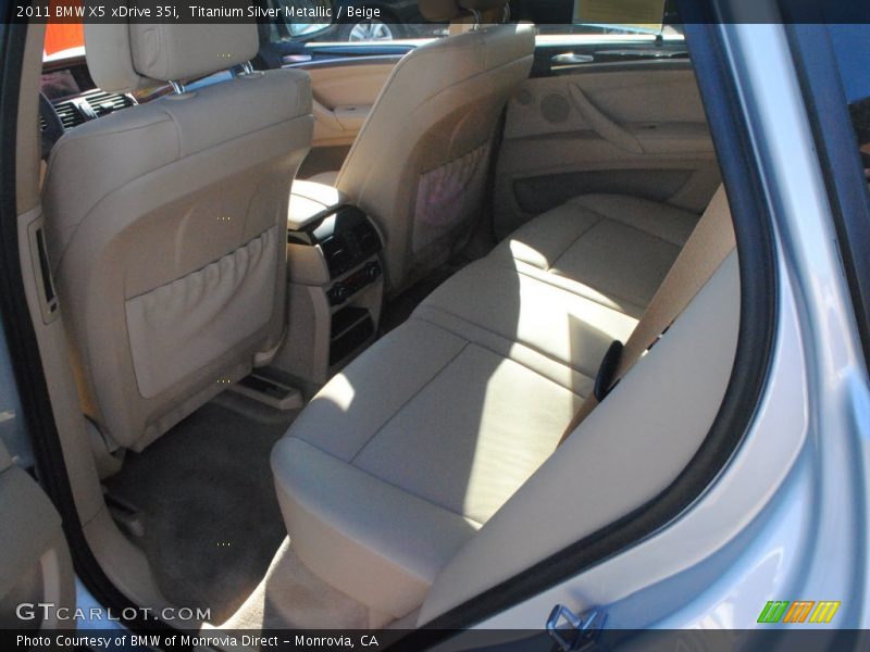 Titanium Silver Metallic / Beige 2011 BMW X5 xDrive 35i