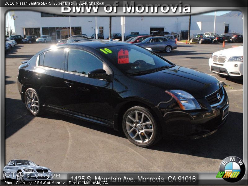Super Black / SE-R Charcoal 2010 Nissan Sentra SE-R