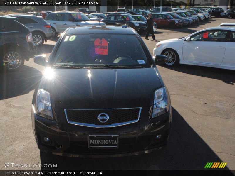 Super Black / SE-R Charcoal 2010 Nissan Sentra SE-R