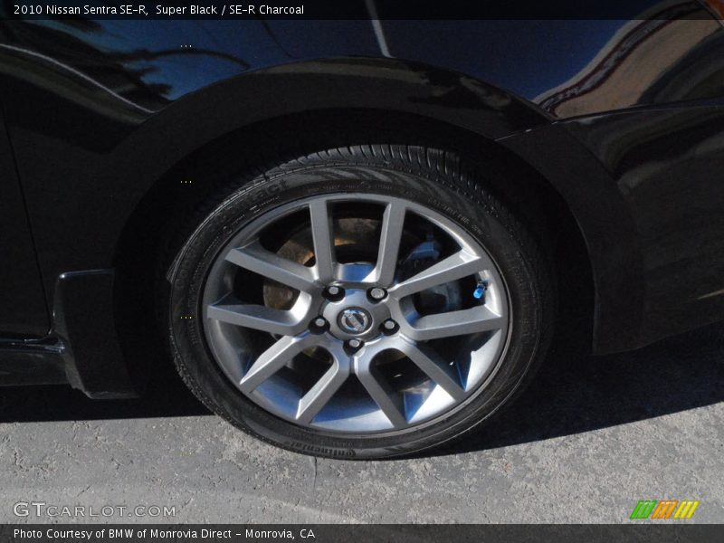 Super Black / SE-R Charcoal 2010 Nissan Sentra SE-R