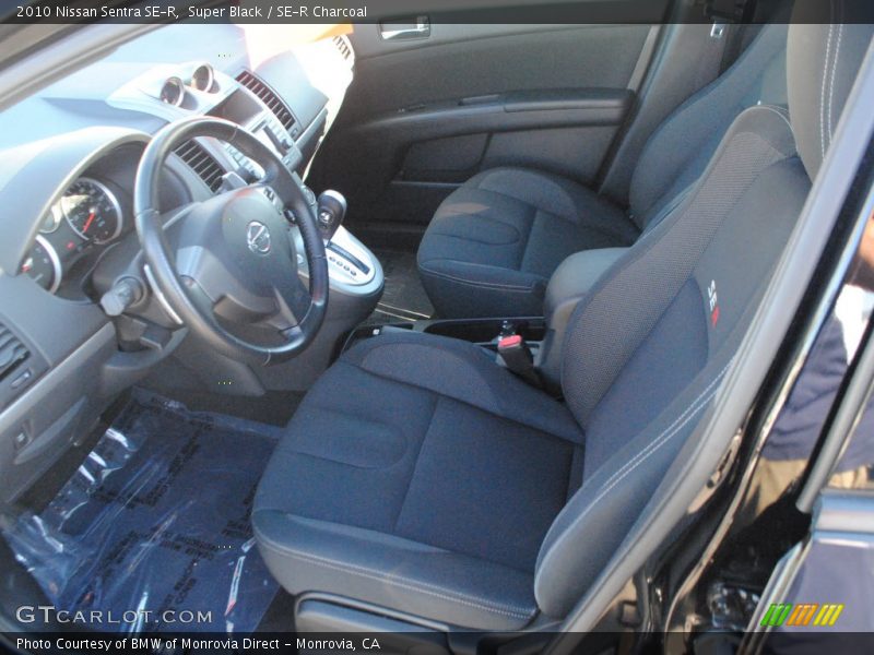  2010 Sentra SE-R SE-R Charcoal Interior