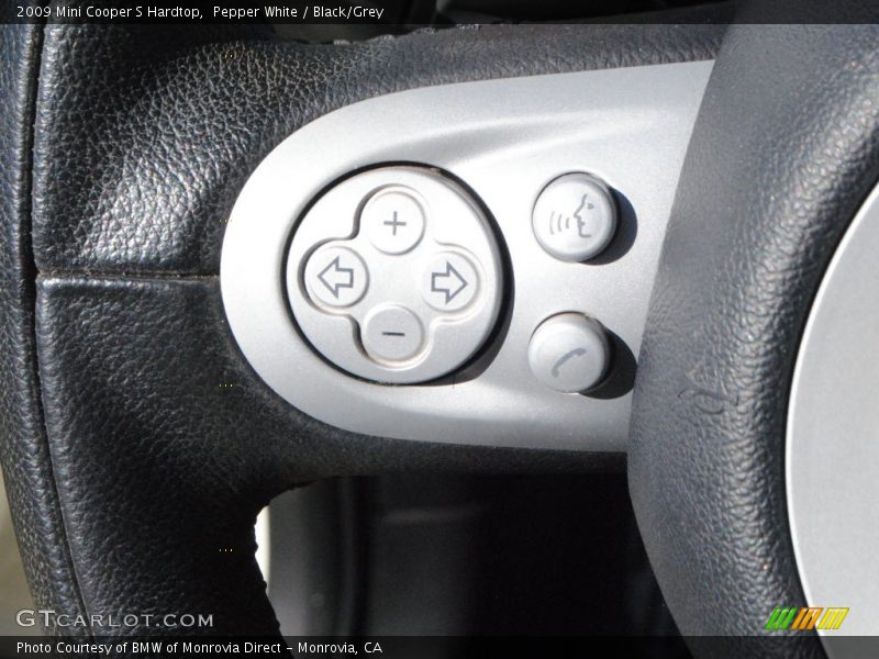 Pepper White / Black/Grey 2009 Mini Cooper S Hardtop