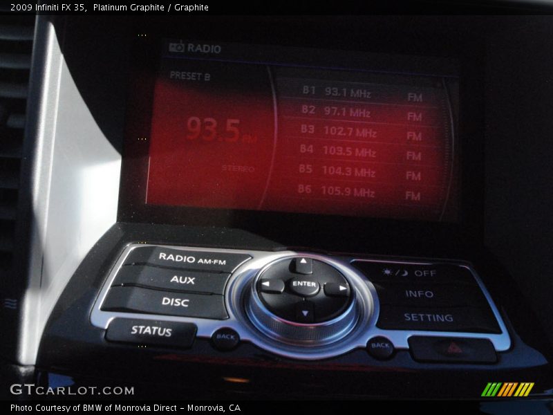 Platinum Graphite / Graphite 2009 Infiniti FX 35