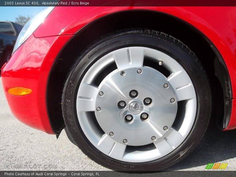 Absolutely Red / Ecru Beige 2003 Lexus SC 430