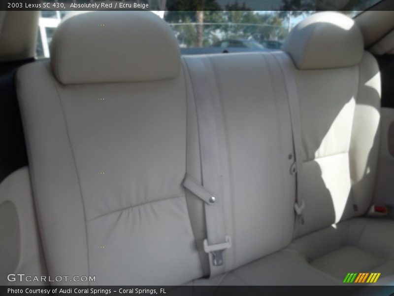 Absolutely Red / Ecru Beige 2003 Lexus SC 430