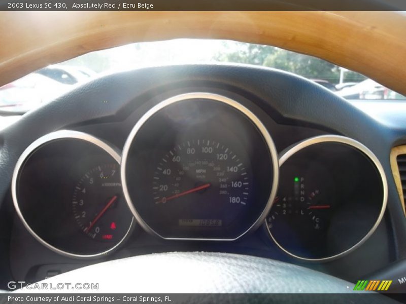 Absolutely Red / Ecru Beige 2003 Lexus SC 430