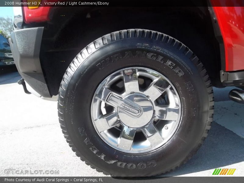 Victory Red / Light Cashmere/Ebony 2008 Hummer H3 X