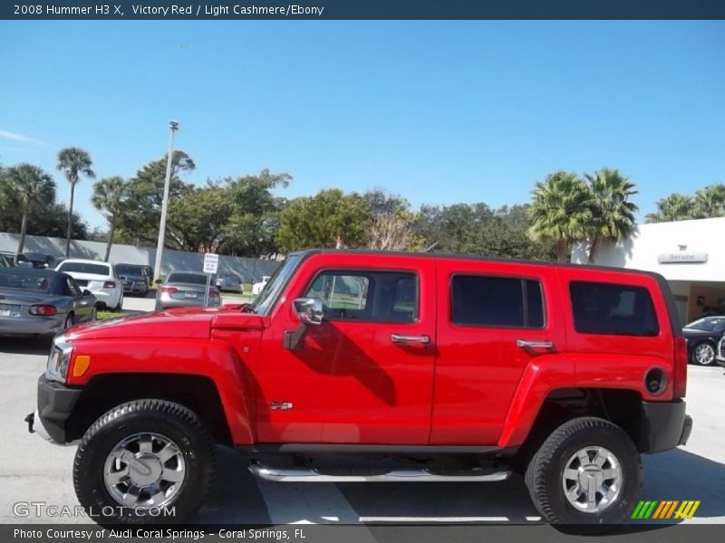Victory Red / Light Cashmere/Ebony 2008 Hummer H3 X