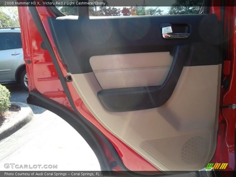 Victory Red / Light Cashmere/Ebony 2008 Hummer H3 X