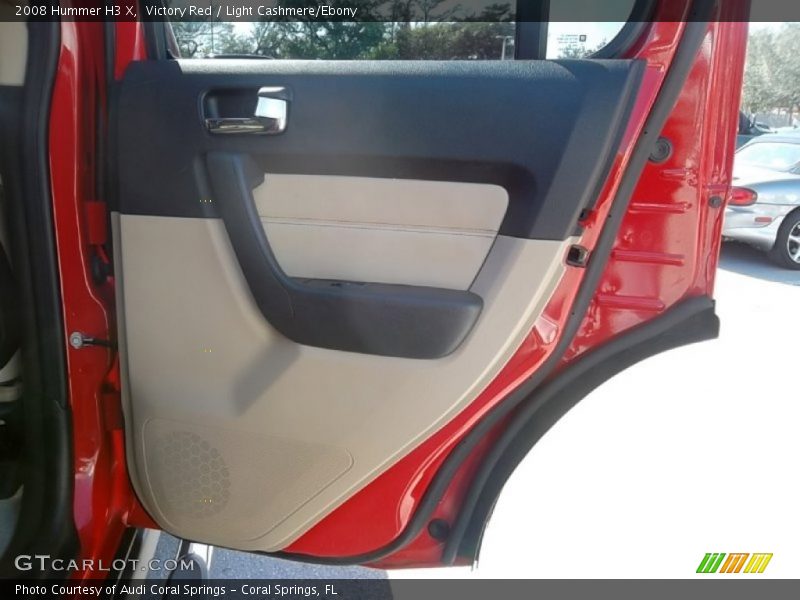 Victory Red / Light Cashmere/Ebony 2008 Hummer H3 X
