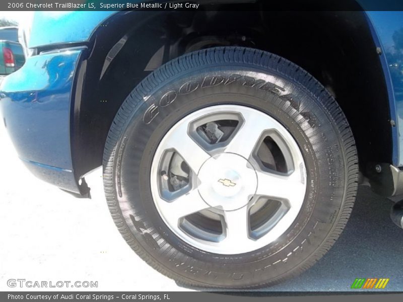 Superior Blue Metallic / Light Gray 2006 Chevrolet TrailBlazer LS
