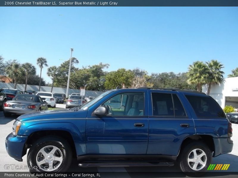 Superior Blue Metallic / Light Gray 2006 Chevrolet TrailBlazer LS