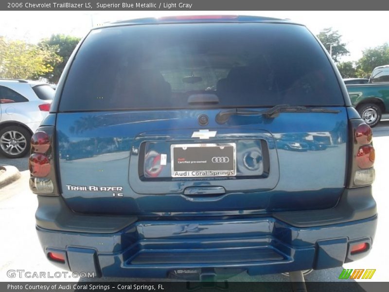 Superior Blue Metallic / Light Gray 2006 Chevrolet TrailBlazer LS