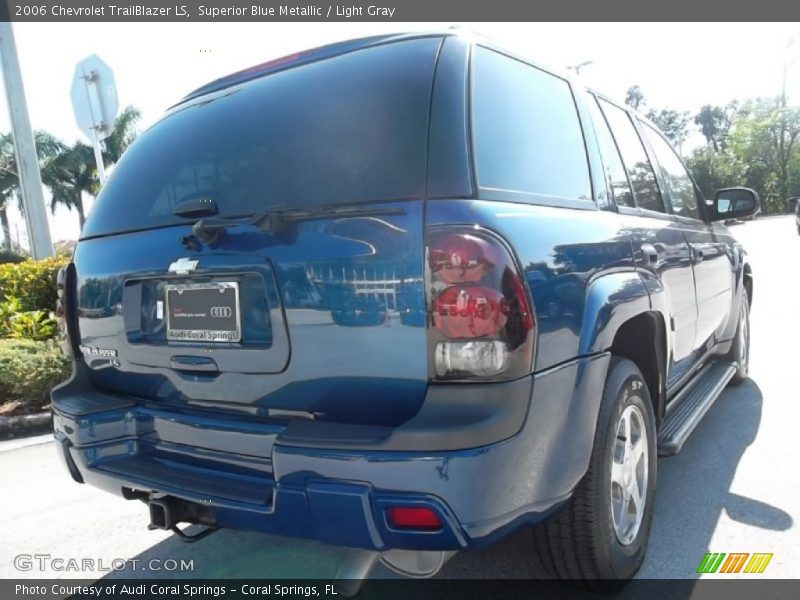 Superior Blue Metallic / Light Gray 2006 Chevrolet TrailBlazer LS
