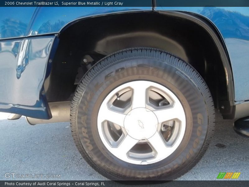 Superior Blue Metallic / Light Gray 2006 Chevrolet TrailBlazer LS